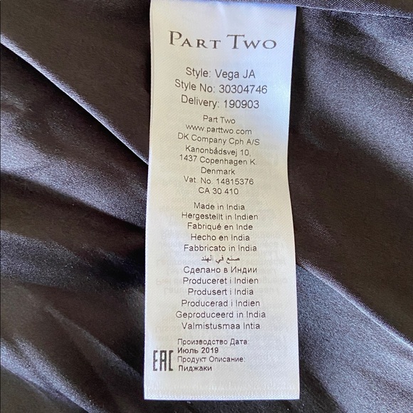 Part Two Lamb Leather Single Button Blazer - Picture 8 of 14